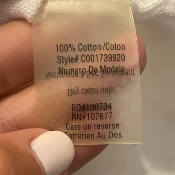 Alice + Olivia Carlie Crochet Tank Open Stitch White Halter Size Medium NWT - Picture 10 of 10